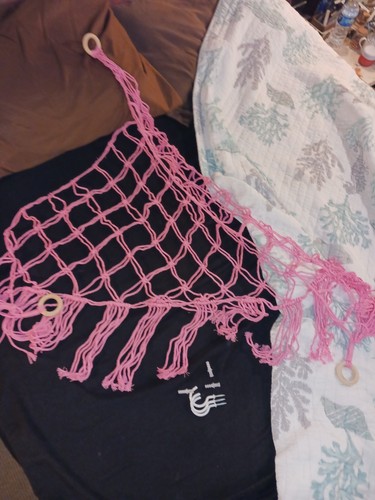 Boho macrame stuffed animal - stuffed,