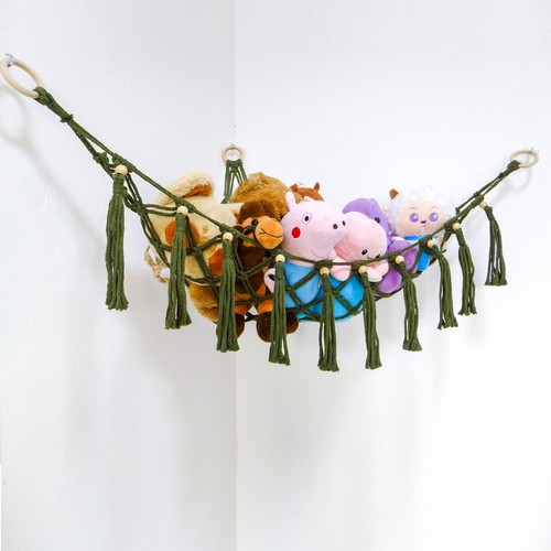 Boho macrame stuffed animal - stuffed,