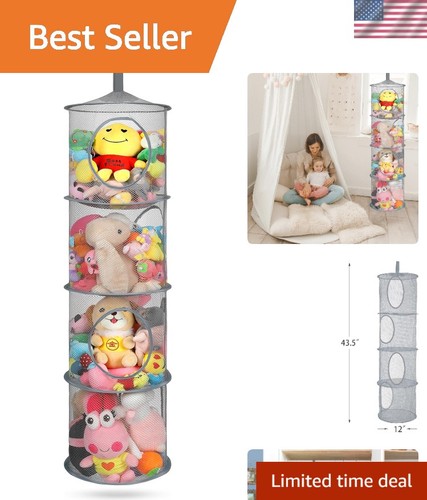 Elegant tier grey hanging - 4-tier,