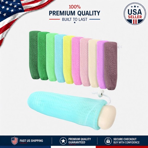 Luxe piece loofah bag set - luxe,