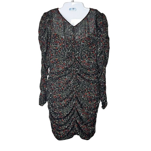 New lush ruched - ruched, black